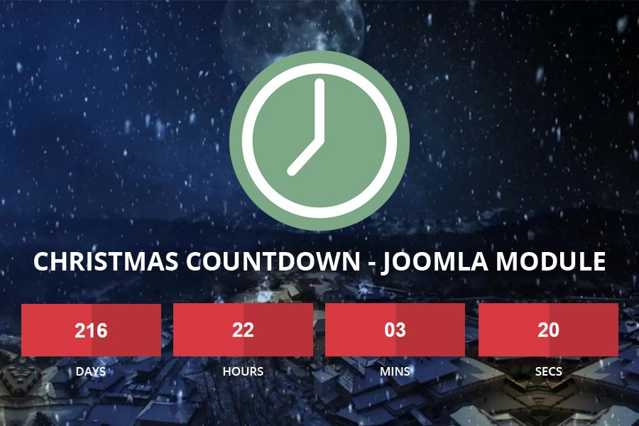 Free Christmas Countdown Joomla Module