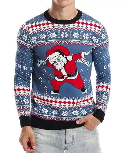 Dabbing Santa Christmas Jumper